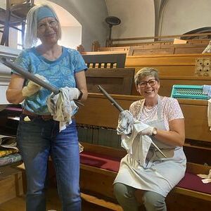 Und wieder: putzen, wischen und polieren ...