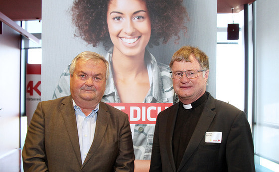 AK-Präsident Dr. Johann Kalliauer (l.) und Bischof Dr. Manfred Scheuer