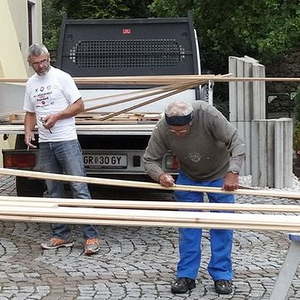 Impressionen vom Bodenverlegen am 04.08.2016