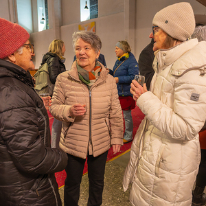 Nach dem Taize-Gottesdienst wurde zu einer Agape geladen.