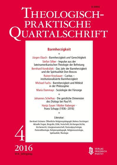 Theologisch-praktische Quartalschrift, Cover der Ausgabe 4/2016