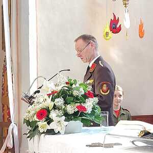 Feuerwehrmesse und Ehrung