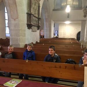 Kirchenführung mit Erstkommunion-Kindern