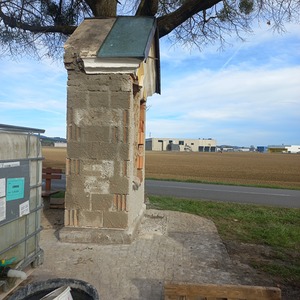 Kapelle wieder aufgemauert