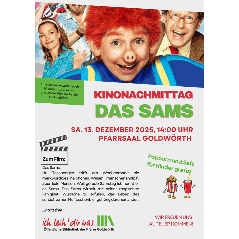 Kinonachmittag / © Bibliothek Goldwörth
