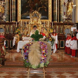 Erntedankfest mit Pfarrfoto