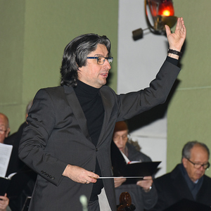 Chor- und Orchesterleiter Eduard Matscheko