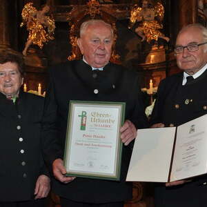  70-jähriges Dienstjubiläum unseres Mesners