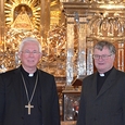 Der neue Vorsitzende der Bischofskonferenz Erzbischof Franz Lackner (l.) und sein Stellvertreter Bischof Manfred Scheuer
