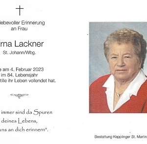 verstorben am 04. Februar 2023