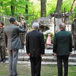 Gedenkfeier 200 Jahre Schlacht um Ebelsberg im Schloßpark