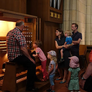 Hautnah an der Rudigierorgel...