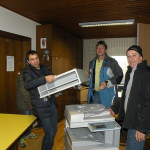 Fotos vom Übersiedeln am 3.12.2016