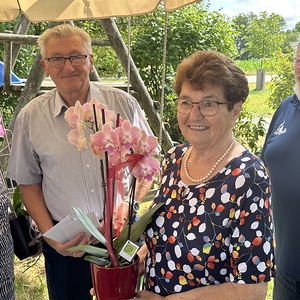 Katharina  und Alois Schreiner werden 80