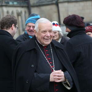 Nach der Festmesse zum 85. Geburtstag von Bischof em. Maximilian Aichern im Linzer Mariendom | 26.12.2017