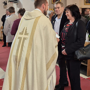 Überreichung der Kerzen