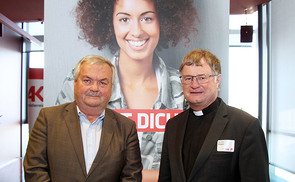 AK-Präsident Dr. Johann Kalliauer (l.) und Bischof Dr. Manfred Scheuer