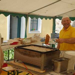 Der Diakon bei der Arbeit