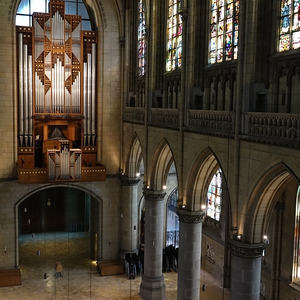 Blick auf die Rudigierorgel