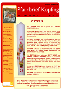 Osterpfarrbief 2020 / Pfarre Kopfing Osterpfarrbrief 2020