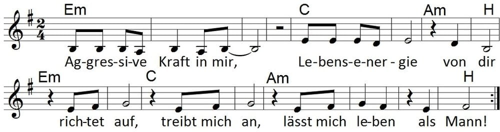 Aggressive Kraft in mir