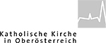 Logo-Clip Katholische Kirche in Oberösterreich (grau)
