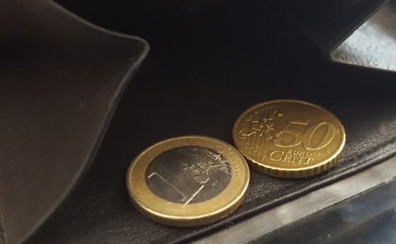 1,50 € in der Geldtasche