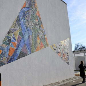 Die Mosaikretter feiern den Hl. Stephanus