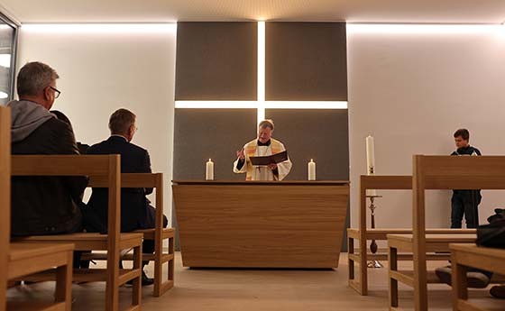 Segnung LASK-Kapelle