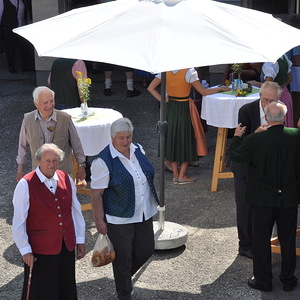 Verabschiedung Kaplan Kinsley, Kräuterweihe und Goldhauben Einladung