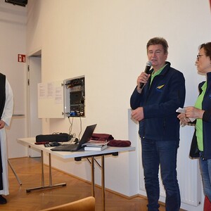 P. Karl Wallner im Pfarrzentrum Ottnang 