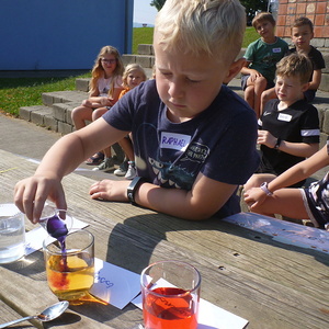 Forschen, Experimentieren und Staunen in der Bibliothek Dietach