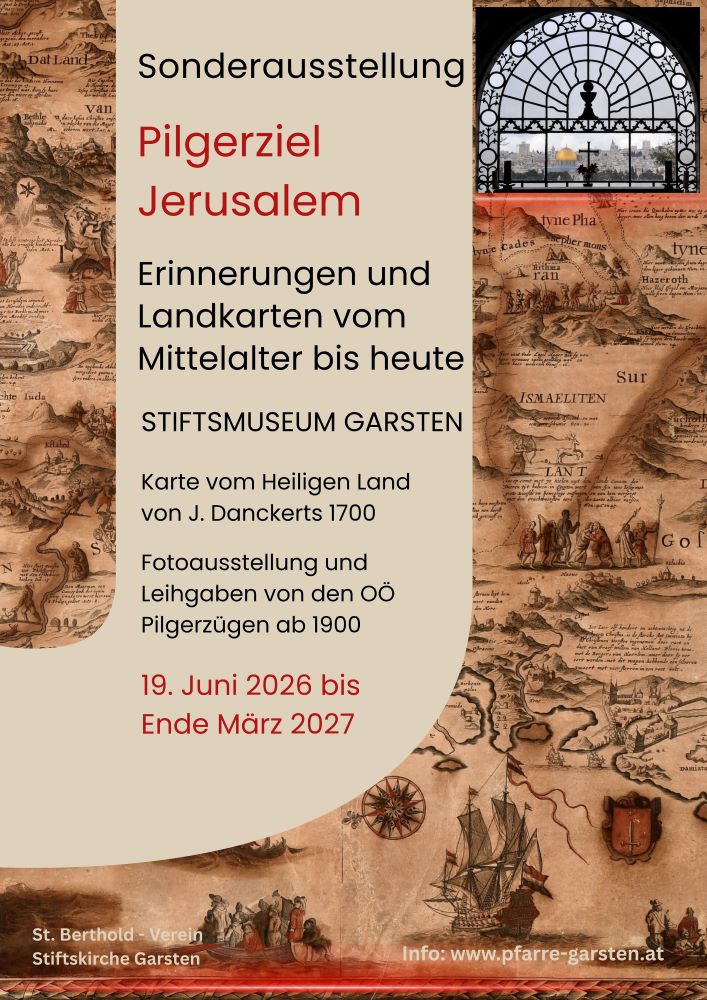 Plakat Pilgerziel Jerusalem
