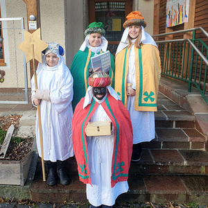 Die Sternsinger waren wieder unterwegs