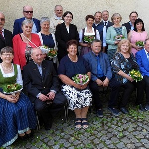 Wir gratulieren zur Rubinene Hochzeit