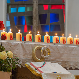 Festgottesdienst anlässlich der Ehejubiläen mit anschließender Einladung zu einem Imbiss ins Pfarrheim