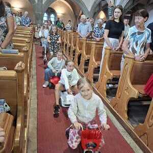 Kinderfahrzeug Segnung