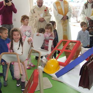 Segnung des Kindergartenzubaus