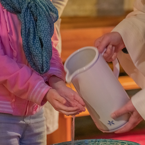 Abendmahlfeier für Kinder in der Pfarrkirche Kirchdorf an der Krems