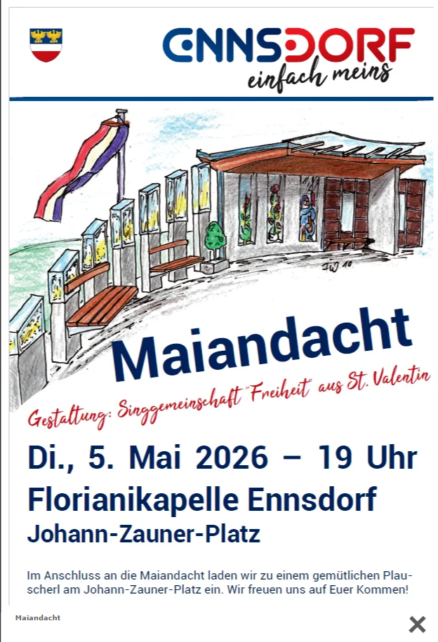Maiandacht Ennsdorf 2026