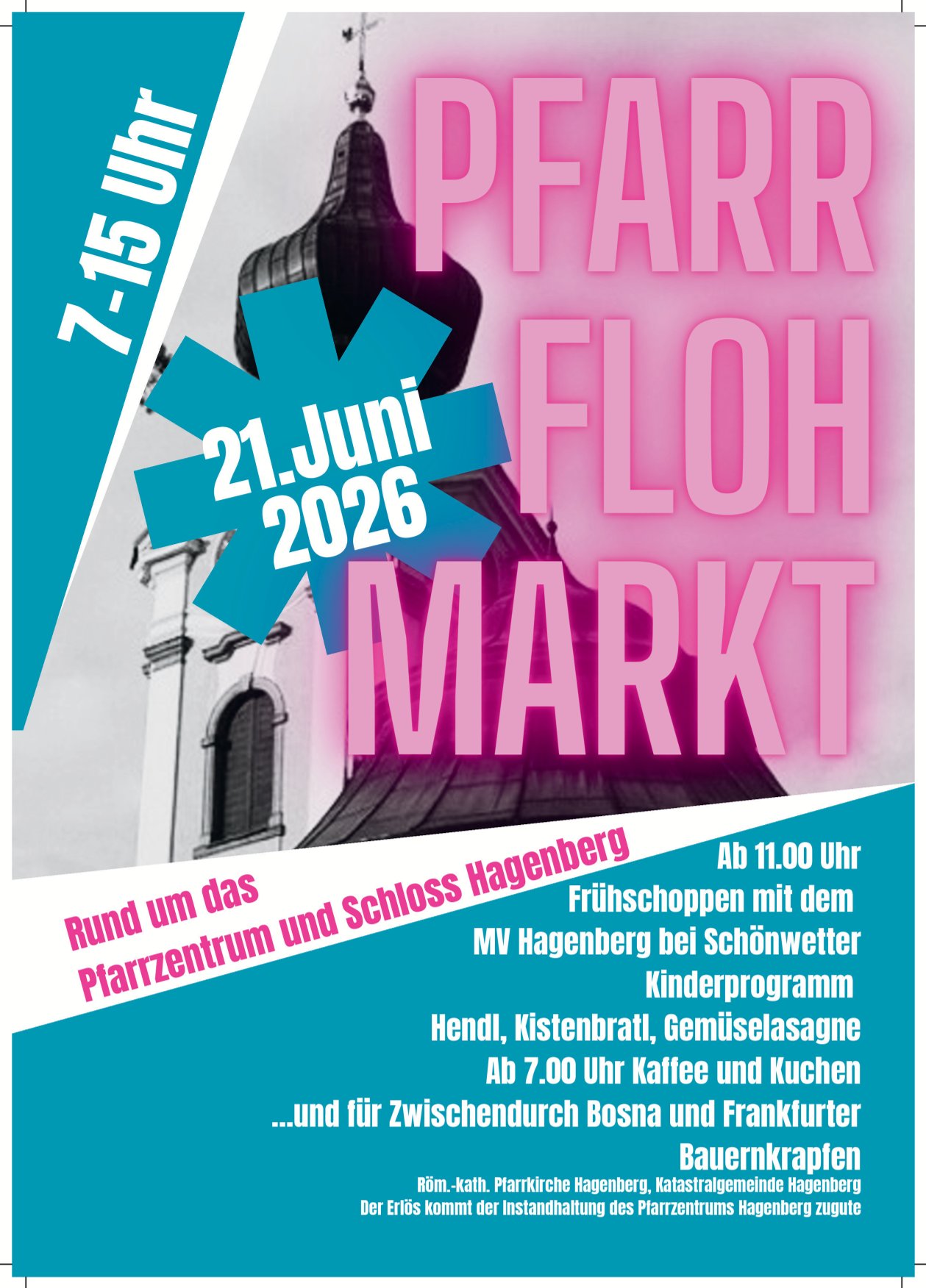 Flohmarkt 2026 / Pfarrgemeinderat Hagenberg 21.06.2026