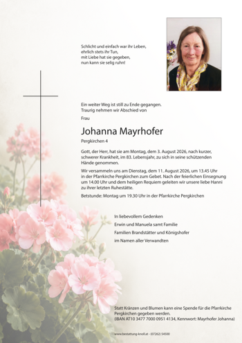 Johanna Mayrhofer