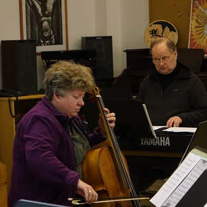 Claire Pottinger-Schmidt (Cello), Heinrich Reknagel (Orgel)