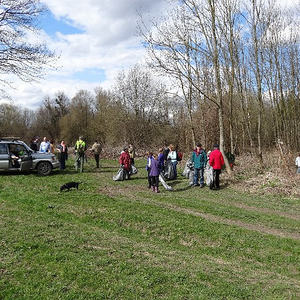 Traunauen-Reinigung mit ökomenischen Gottesdienst
