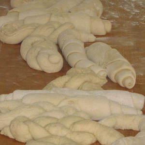 Kindergarten besucht Bäckerei