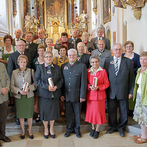 Jubilare mit 40igsten Hochzeitstag