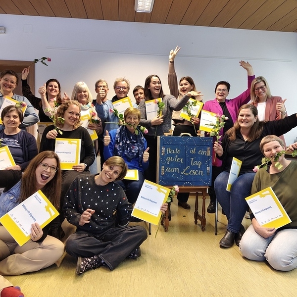 Zertifikatsübergabe 'Ganz Ohr! - Faszination Vorlesen