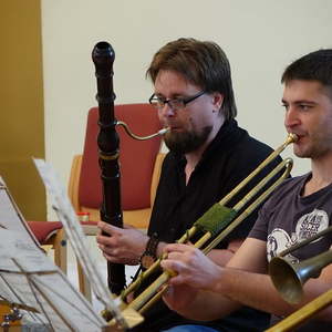 Barockfagott und Barocktrompeten