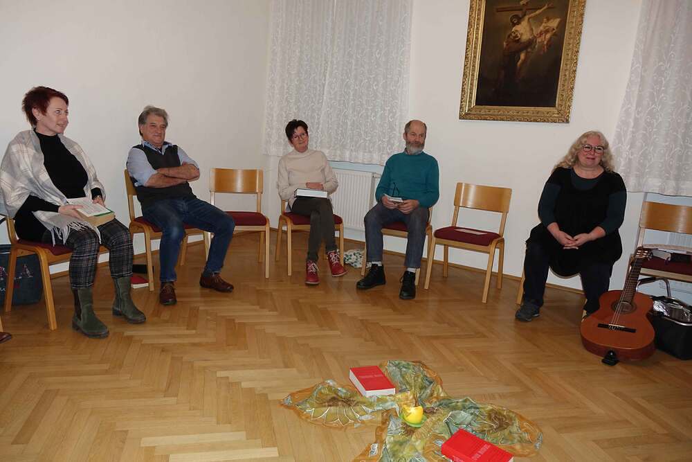 Erster Abend im Pfarrhof