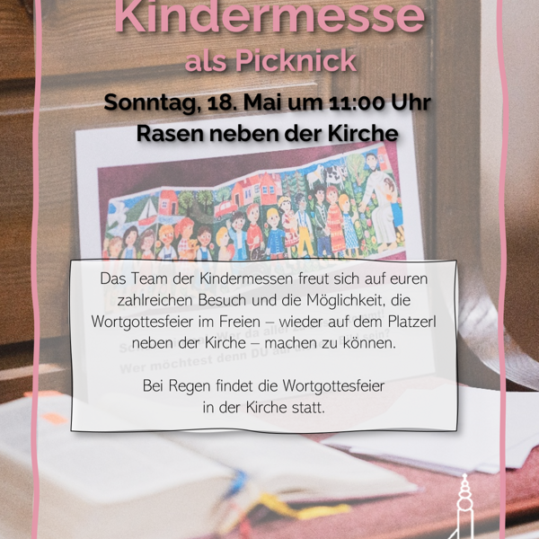 Kindermesse als Picknick